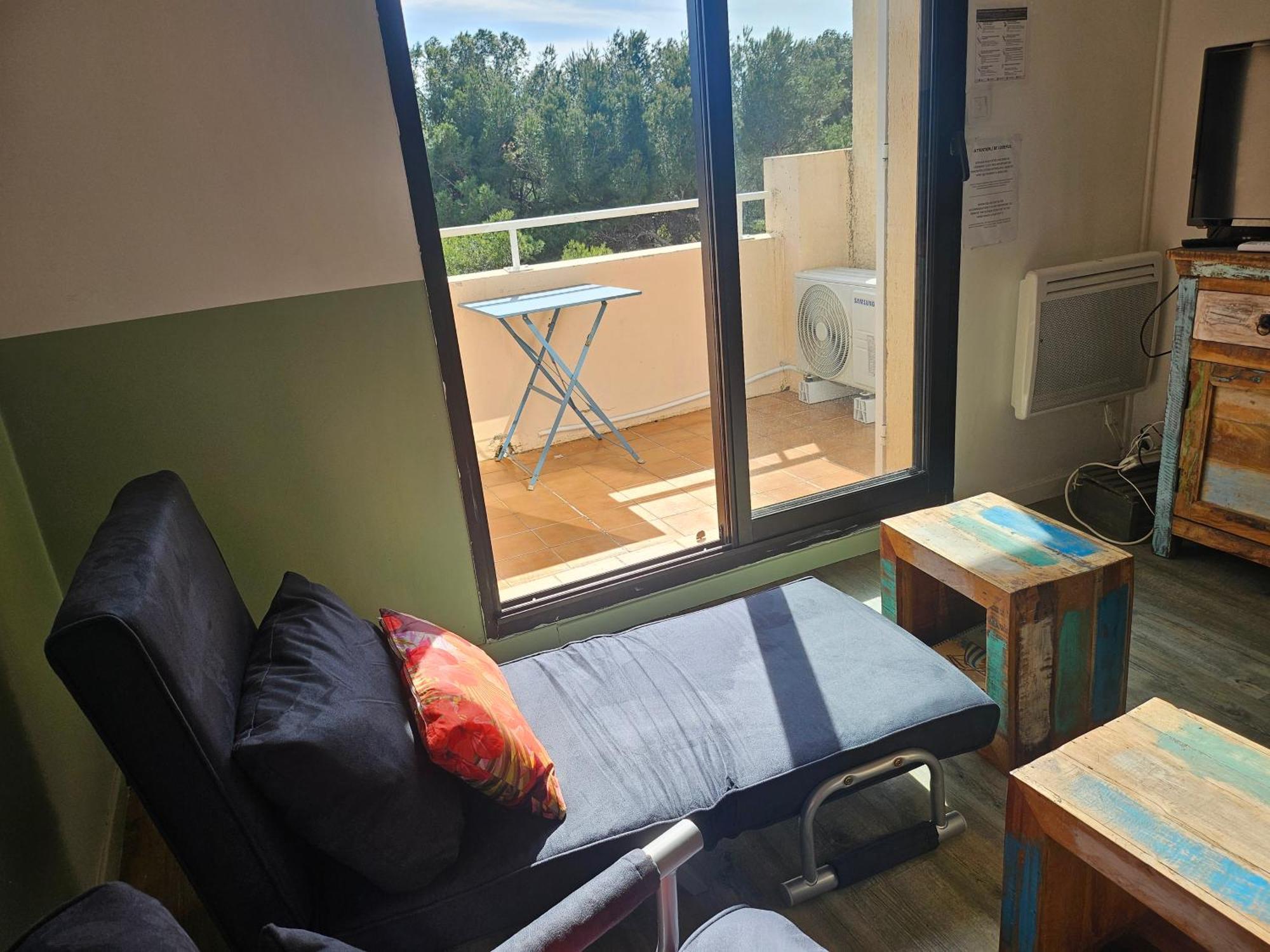 Domaine De La Coudouliere, T2 Climatise Terrasse Vue Mer Sans Vis A Vis Plage A 100M Сикс-Фор-ле-Плаж Стая снимка